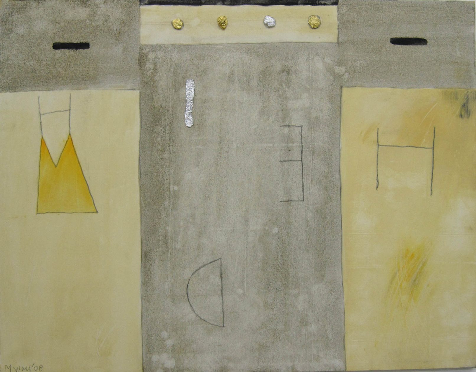 Cerva Shirt, 2008 - oil and collage on canvas