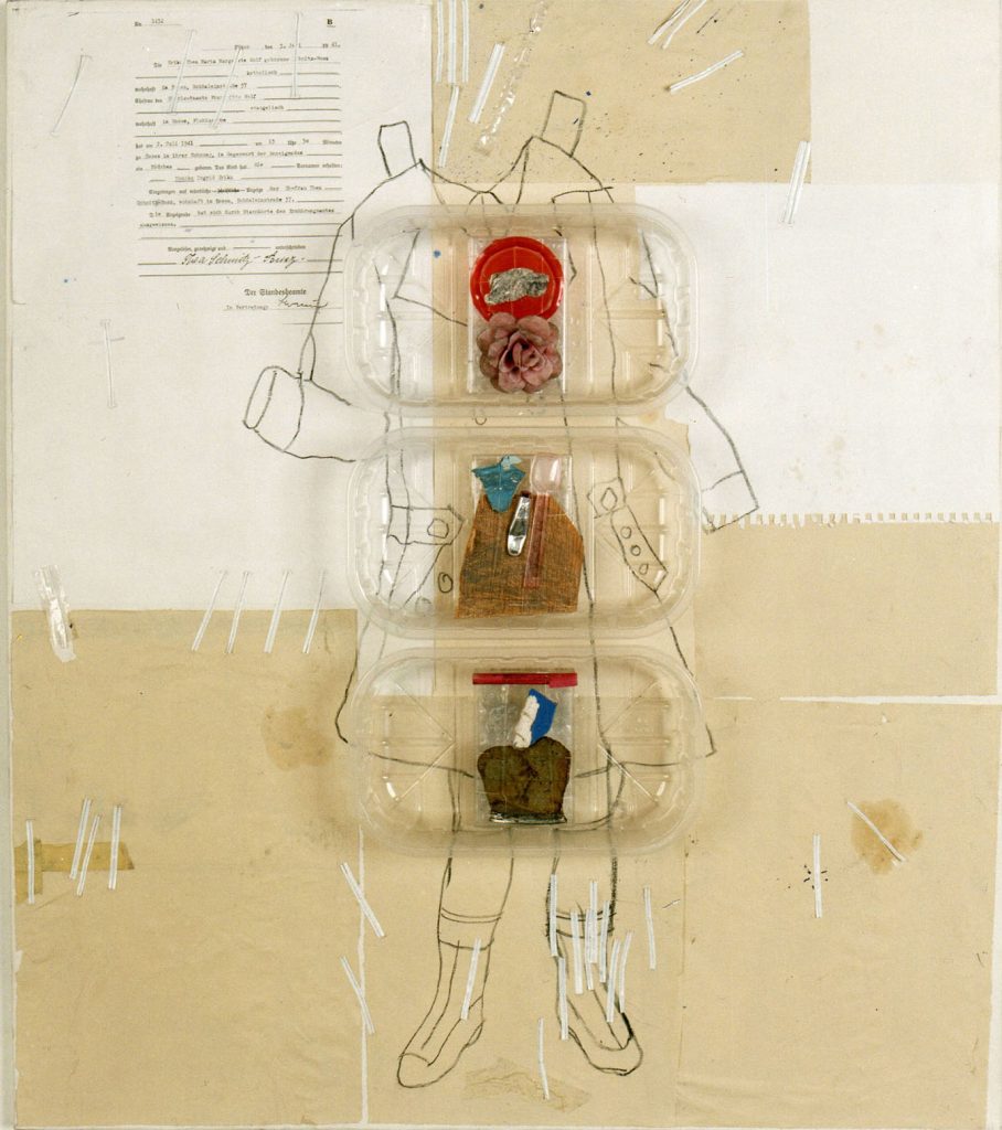 Nascita Registrata n.1432 (Registered Birth No. 1432), 2003 - mixed media on canvas Nascita Registrata n.1432 (Registered Birth No. 1432), 2003 - mixed media on canvas
