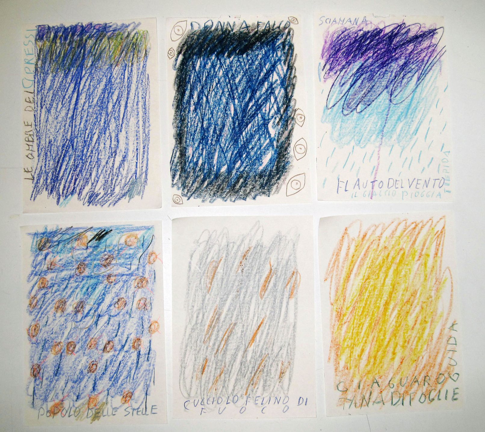 Marjorie's poesie, 2016 - matita su carta